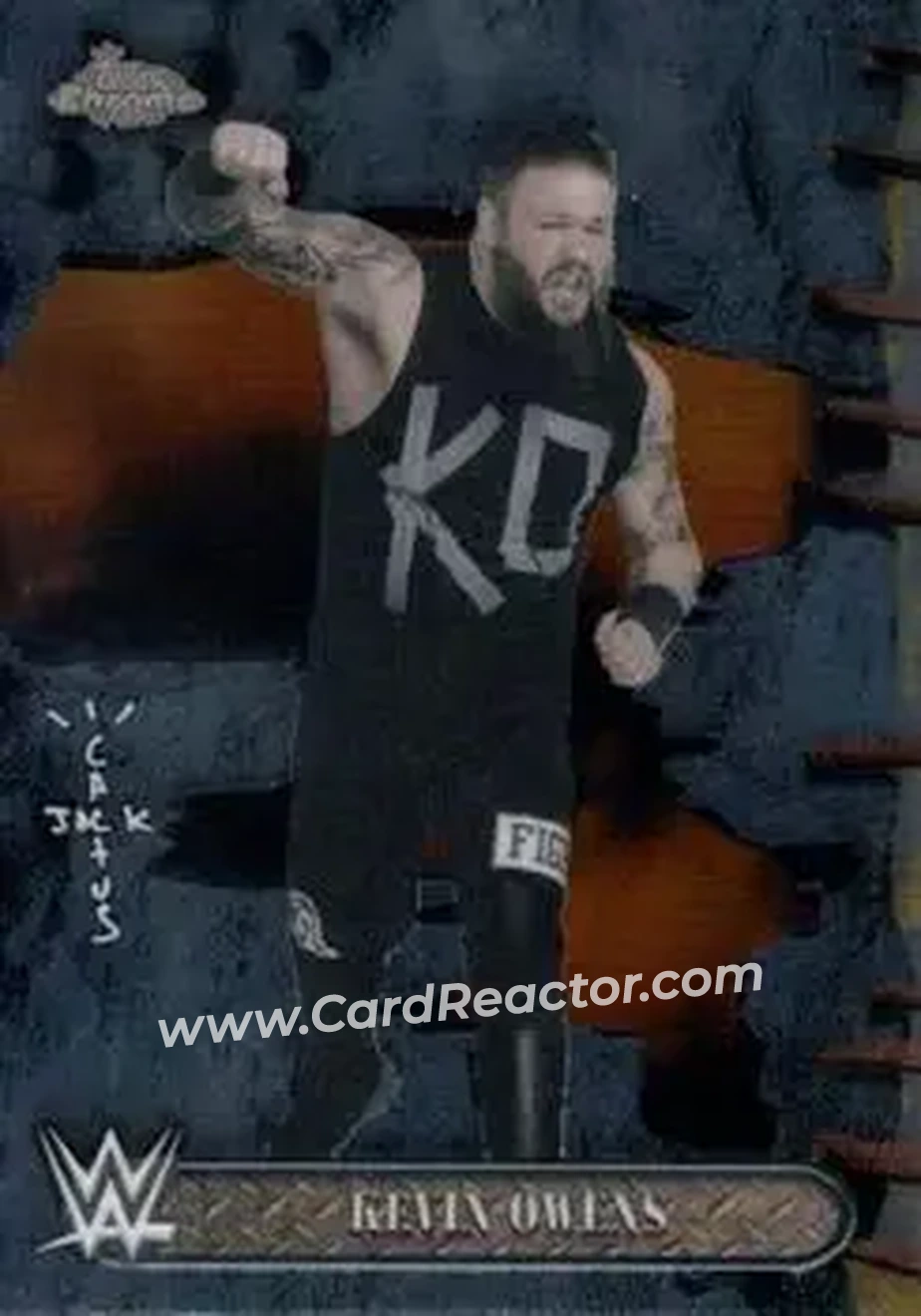 2025 Topps Chrome WWE x Cactus Jack #4 - Kevin Owens