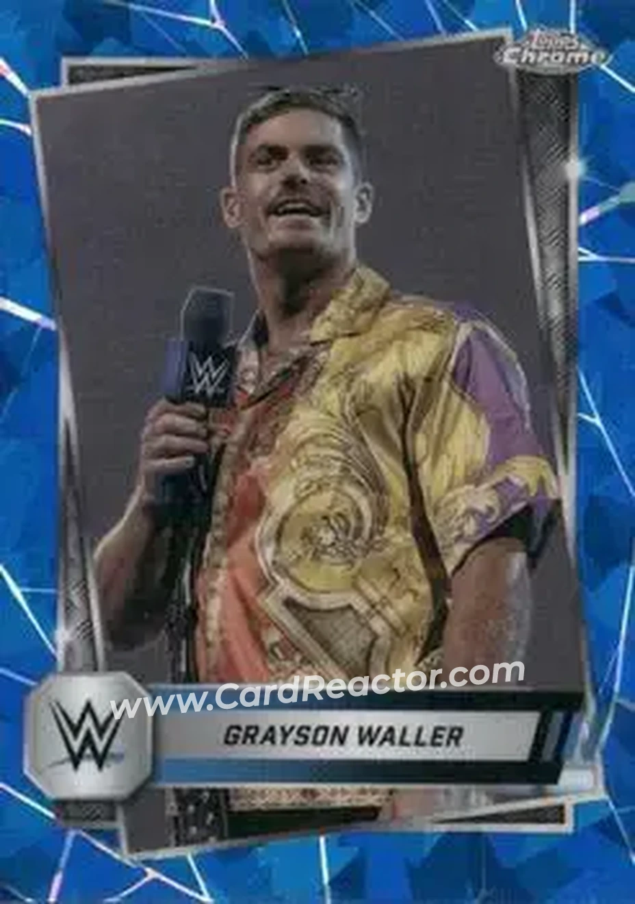 2025 Topps Chrome Sapphire Edition WWE #13 - Grayson Waller