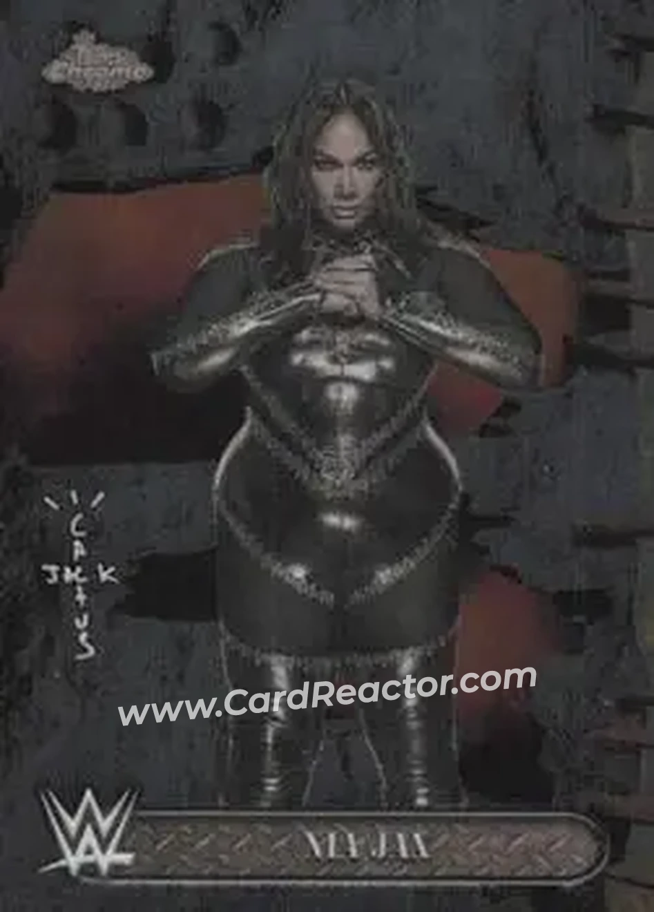 2025 Topps Chrome WWE x Cactus Jack #13 - Nia Jax