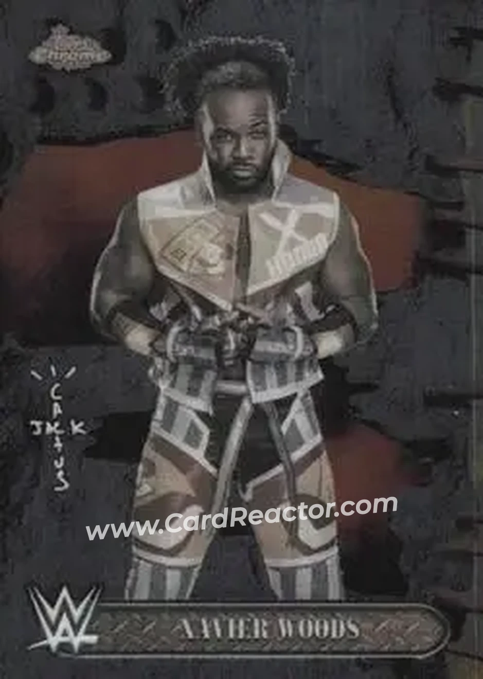2025 Topps Chrome WWE x Cactus Jack #18 - Xavier Woods