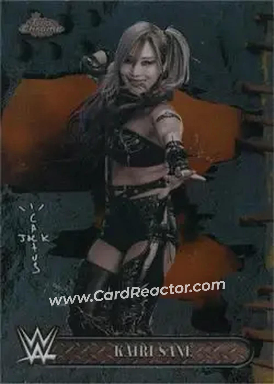 2025 Topps Chrome WWE x Cactus Jack #19 - Kairi Sane