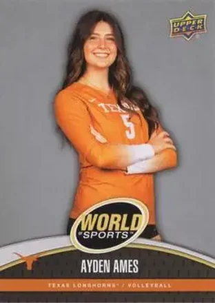 2025 Upper Deck World of Sports Volume 1 #25 - Ayden Ames - Texas Longhorns