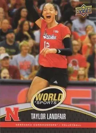 2025 Upper Deck World of Sports Volume 1 #27 - Taylor Landfair - Nebraska Cornhuskers