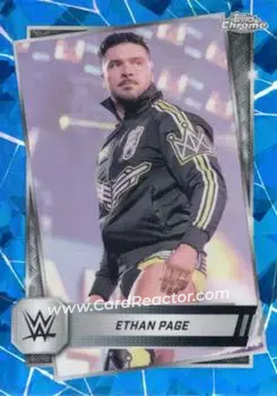 2025 Topps Chrome Sapphire Edition WWE #26 - Ethan Page