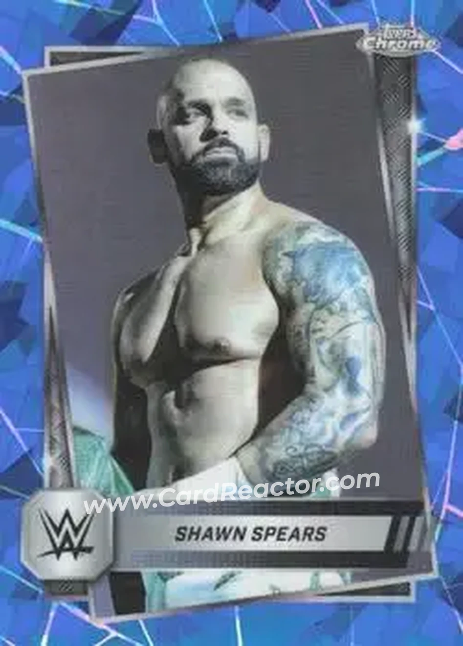 2025 Topps Chrome Sapphire Edition WWE #30 - Shawn Spears