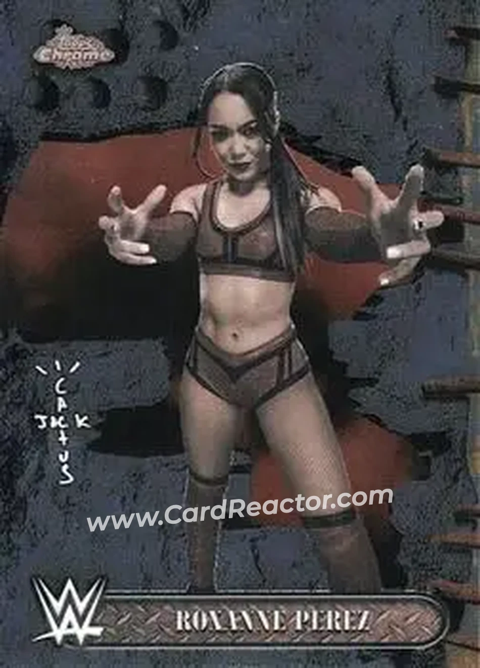 2025 Topps Chrome WWE x Cactus Jack #27 - Roxanne Perez