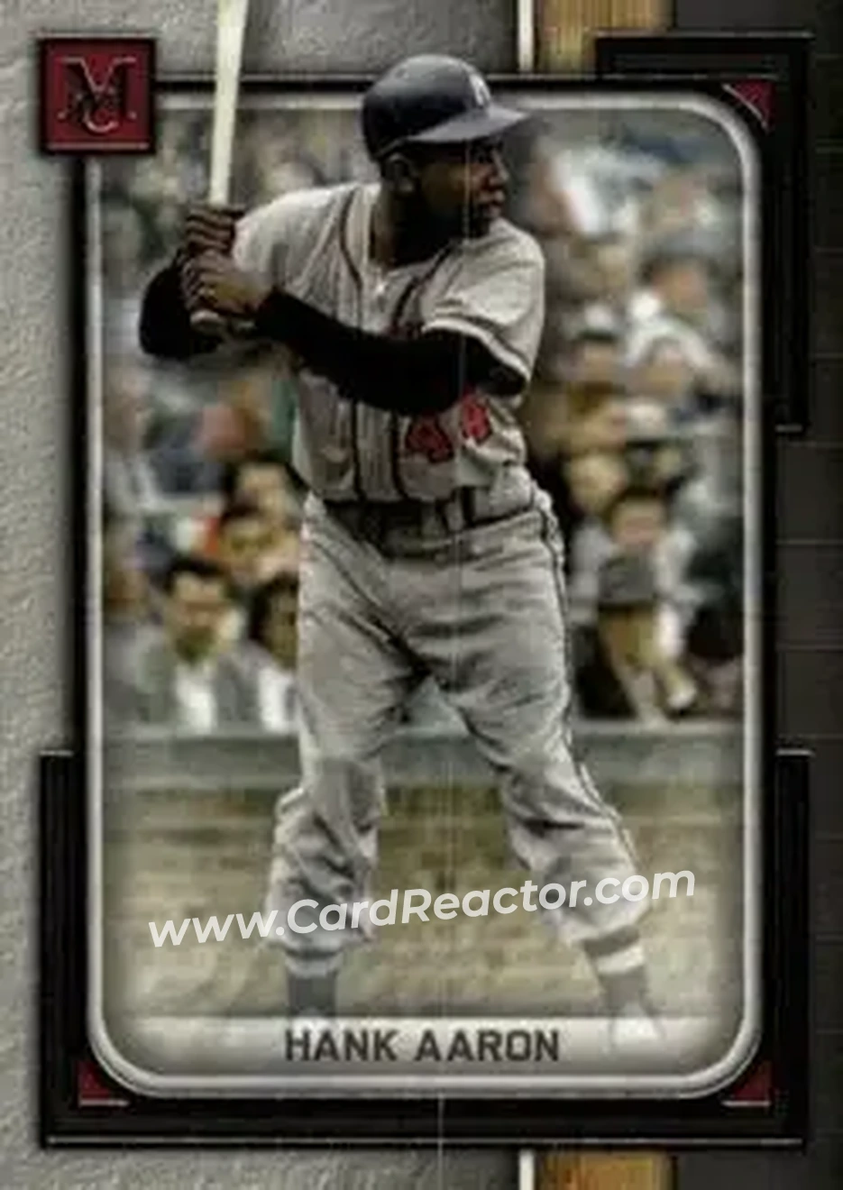 2023 Topps Museum Collection #10 - Hank Aaron - Milwaukee Braves
