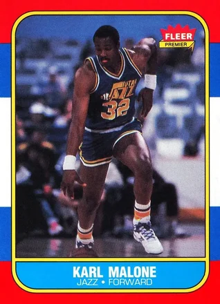 1986-87 Fleer #68 - Karl Malone