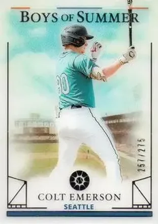 2024 Panini Boys of Summer #76 - Colt Emerson - Seattle Mariners