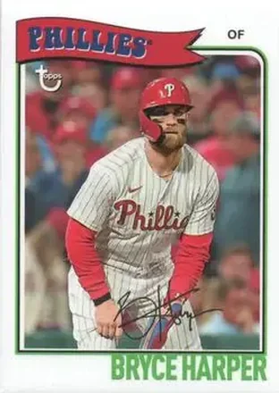 2023 Topps Brooklyn Collection #43 - Bryce Harper - Philadelphia Phillies