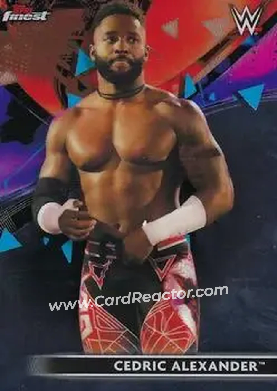 2021 Topps Finest WWE #8 - Cedric Alexander