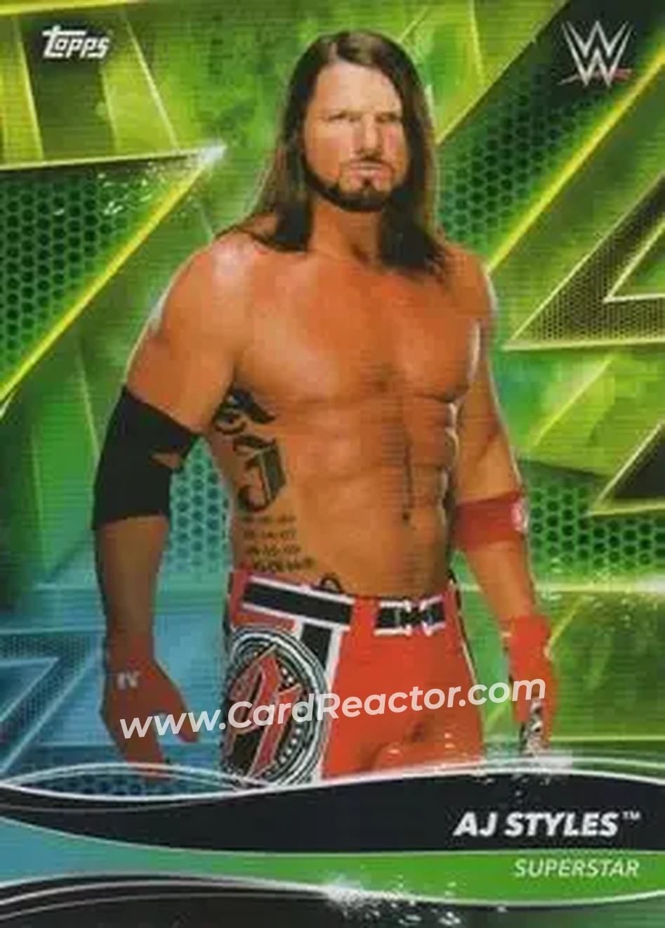 2021 Topps WWE Superstars #2 - AJ Styles