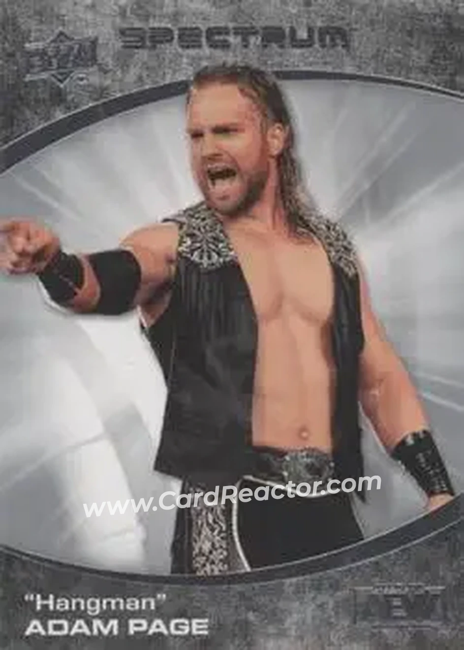2021 Upper Deck Spectrum AEW #10 - "Hangman" Adam Page