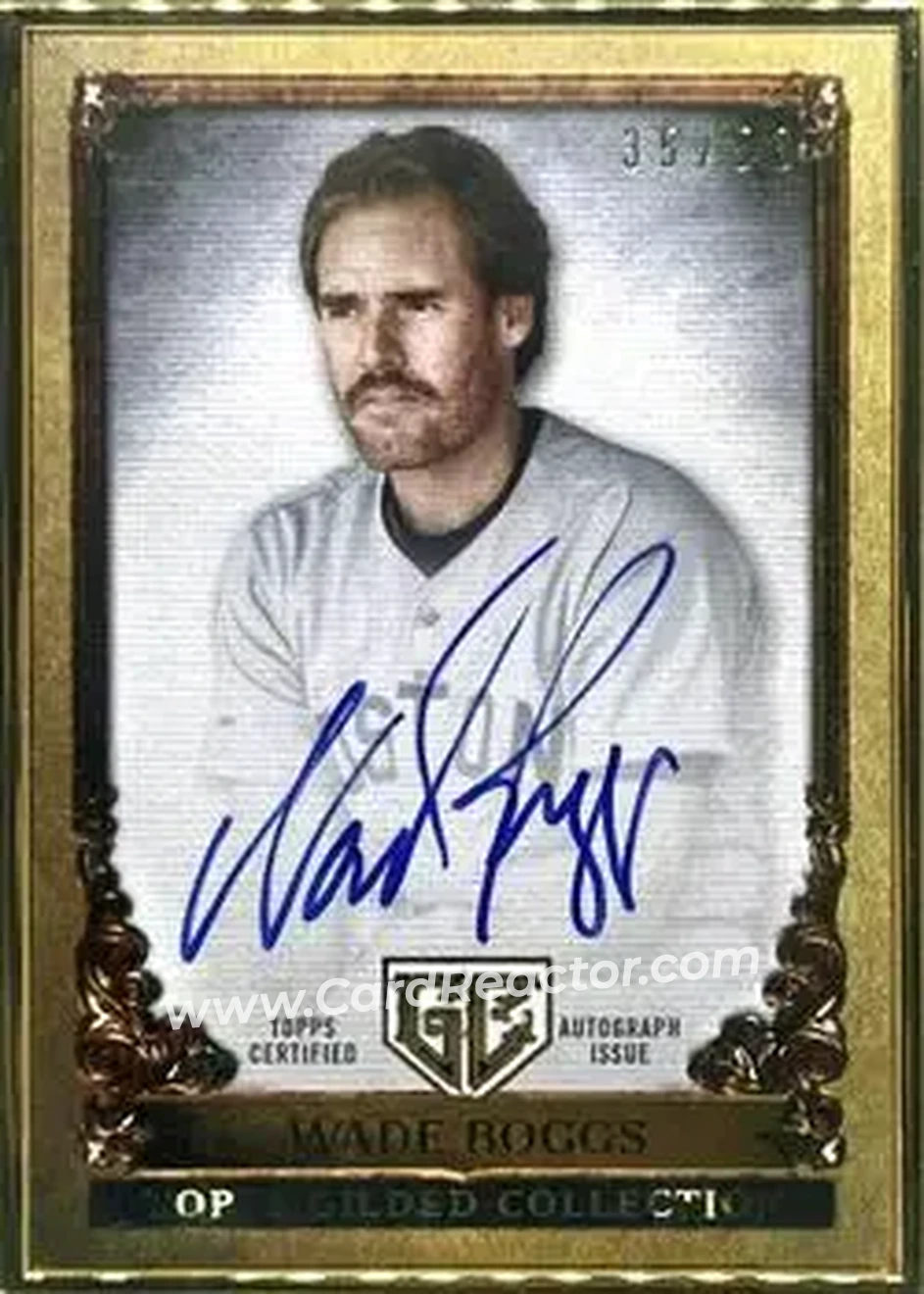 2023 Topps Gilded Collection - Gallery of Gold Autographs #GOG-WBO - Wade Boggs - Boston Red Sox