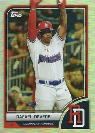 2023 Topps World Baseball Classic #10b - Rafael Devers - Dominican Republic