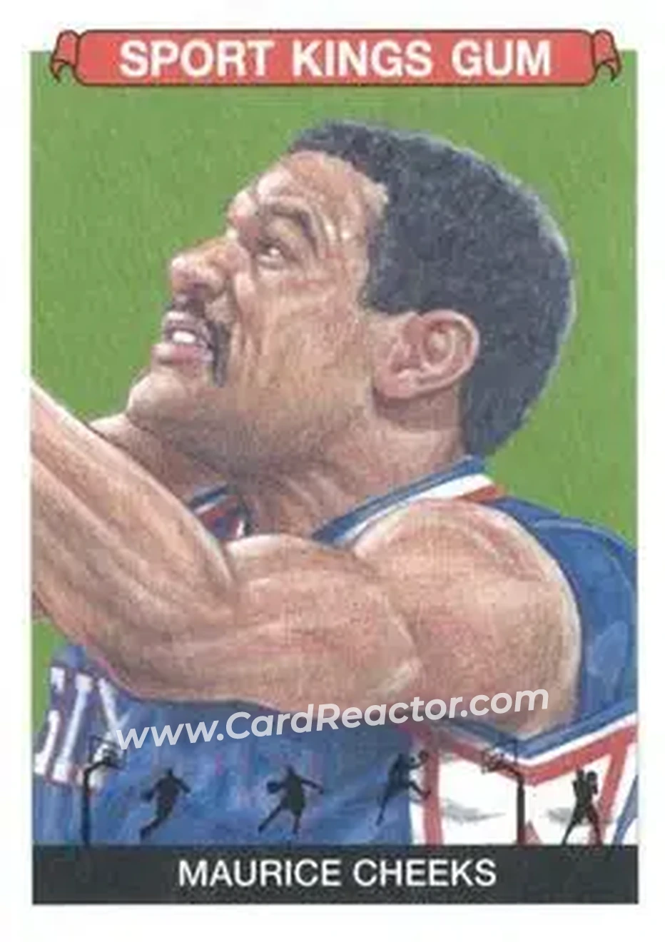 2021 Sportkings Volume 2 #82 - Maurice Cheeks - Philadelphia 76ers