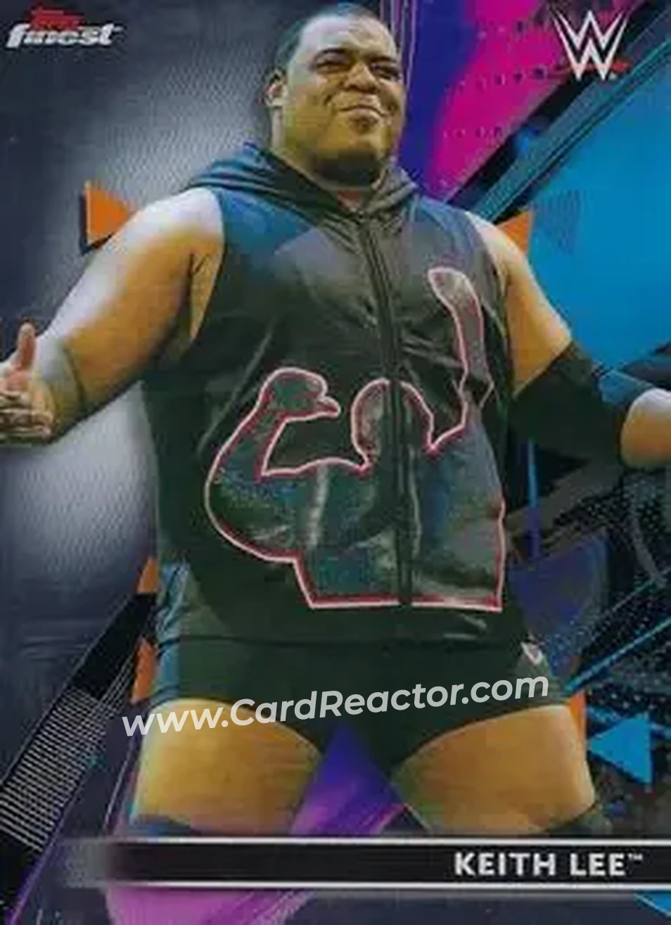 2021 Topps Finest WWE #18 - Keith Lee