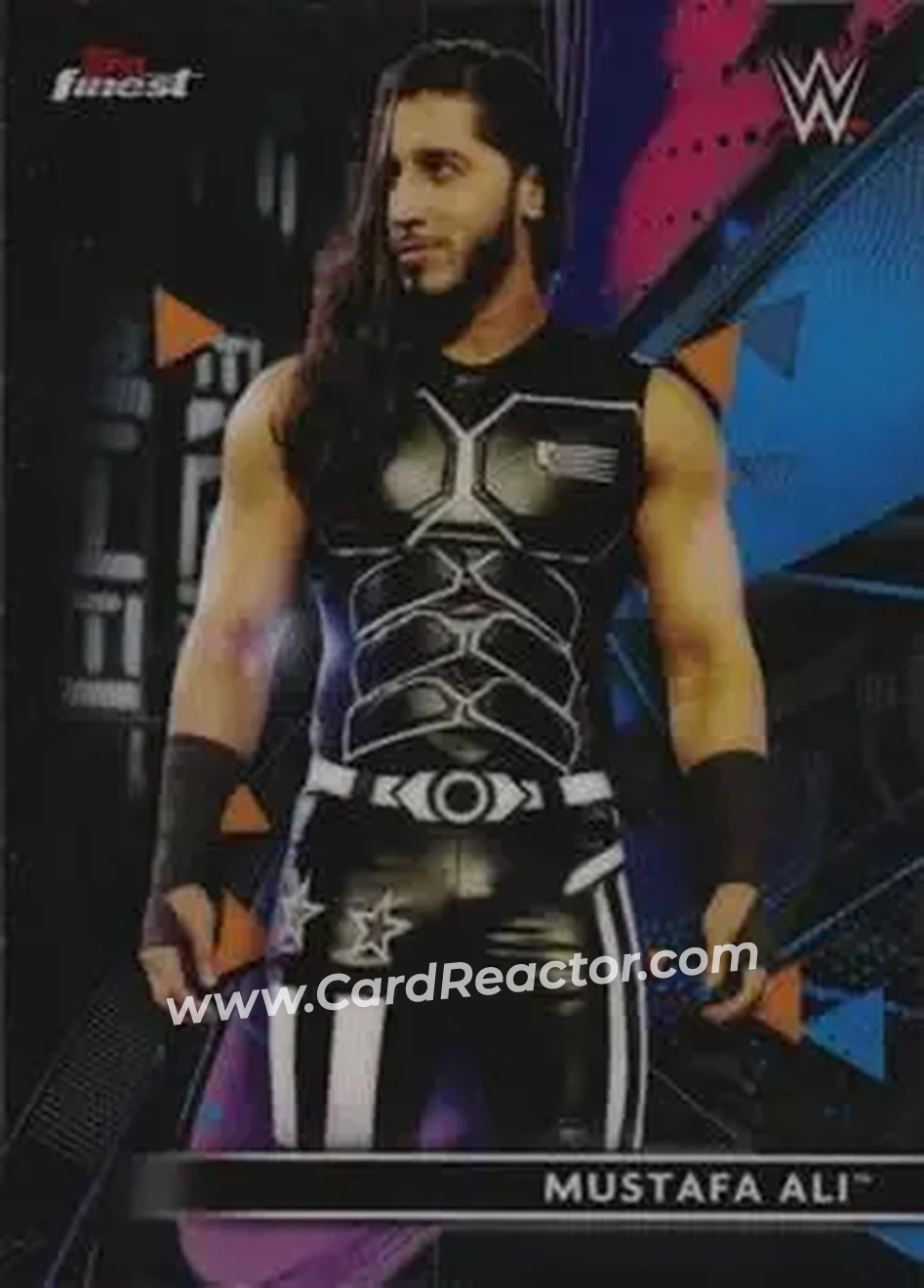 2021 Topps Finest WWE #23 - Mustafa Ali