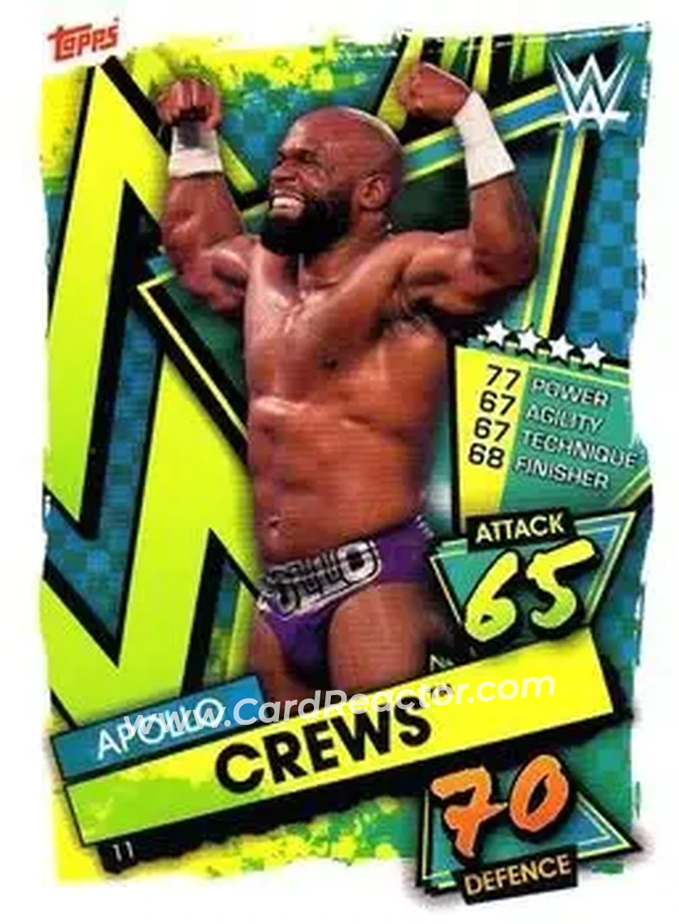 2021 Topps Slam Attax WWE #11 - Apollo Crews