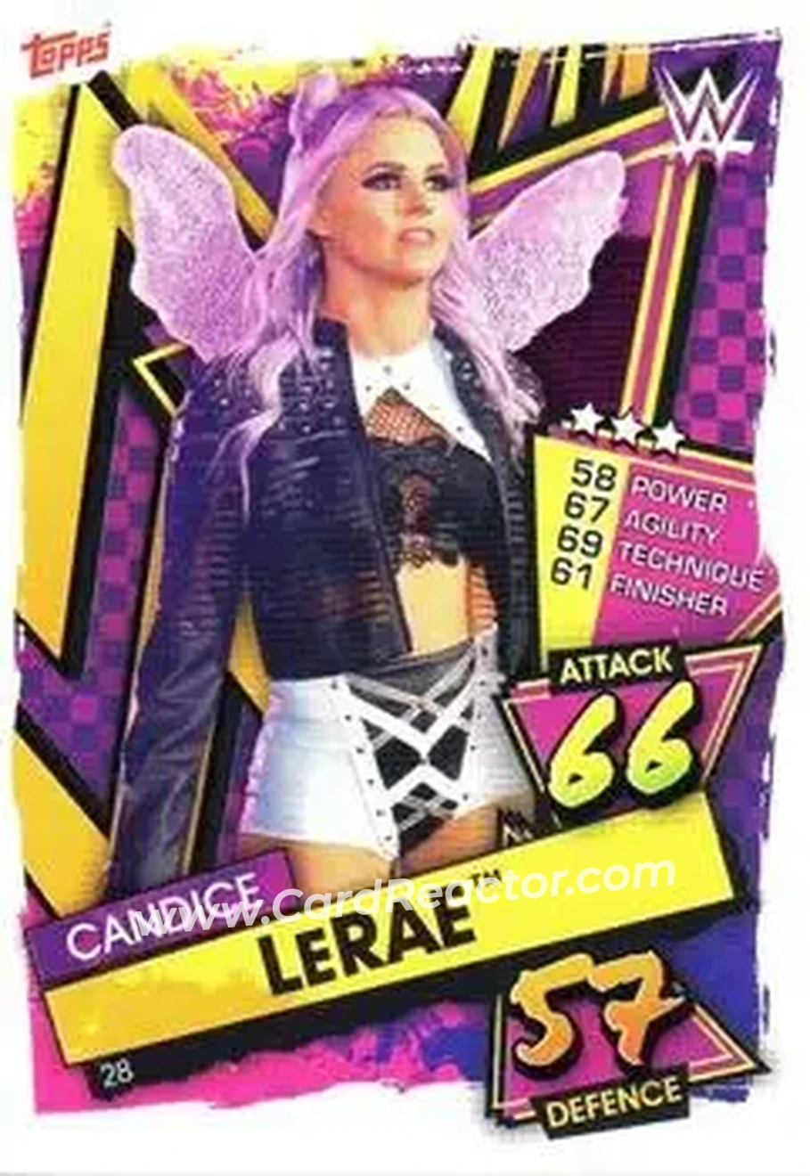 2021 Topps Slam Attax WWE #28 - Candice LeRae