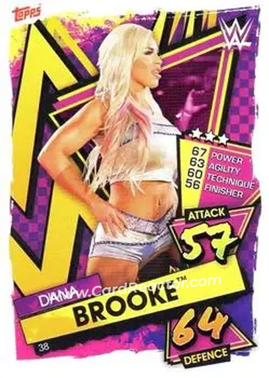 2021 Topps Slam Attax WWE #38 - Dana Brooke