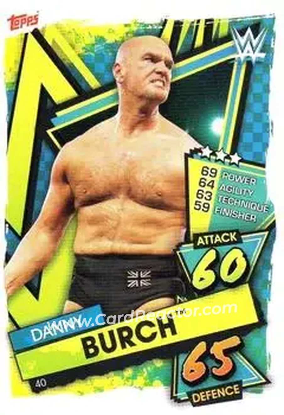 2021 Topps Slam Attax WWE #40 - Danny Burch