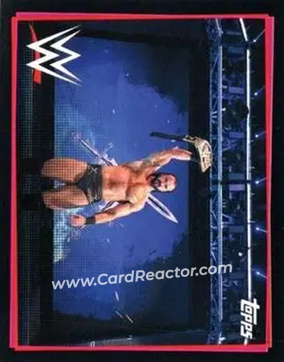 2021 Topps WWE Road to WrestleMania Stickers #12 - Drew McIntyre