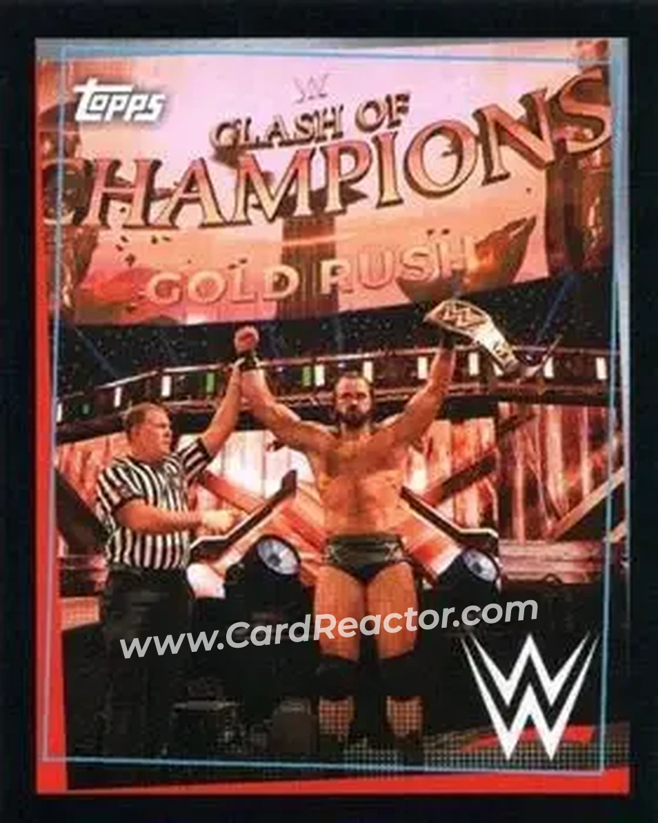 2021 Topps WWE Road to WrestleMania Stickers #14 - Drew McIntyre