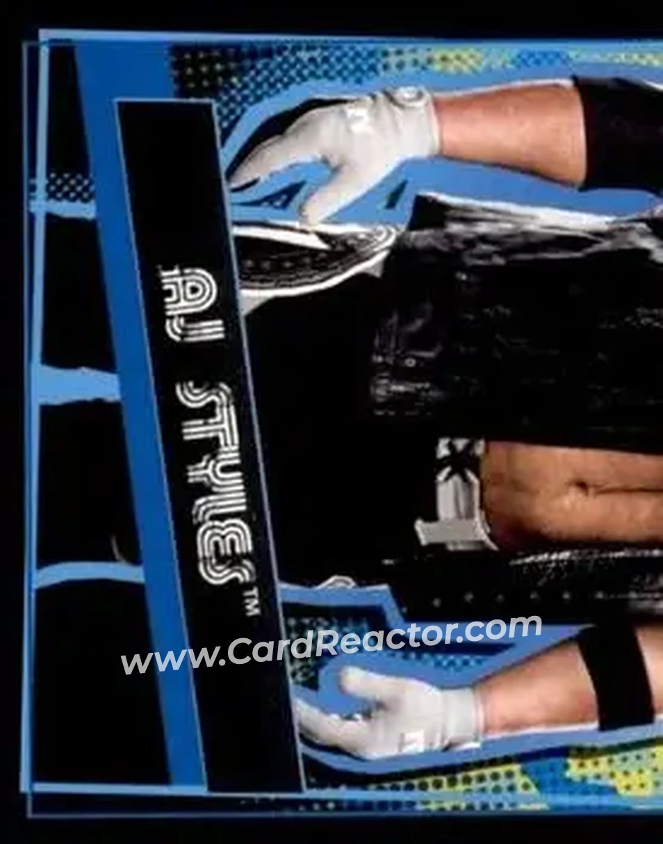 2021 Topps WWE Road to WrestleMania Stickers #45 - AJ Styles