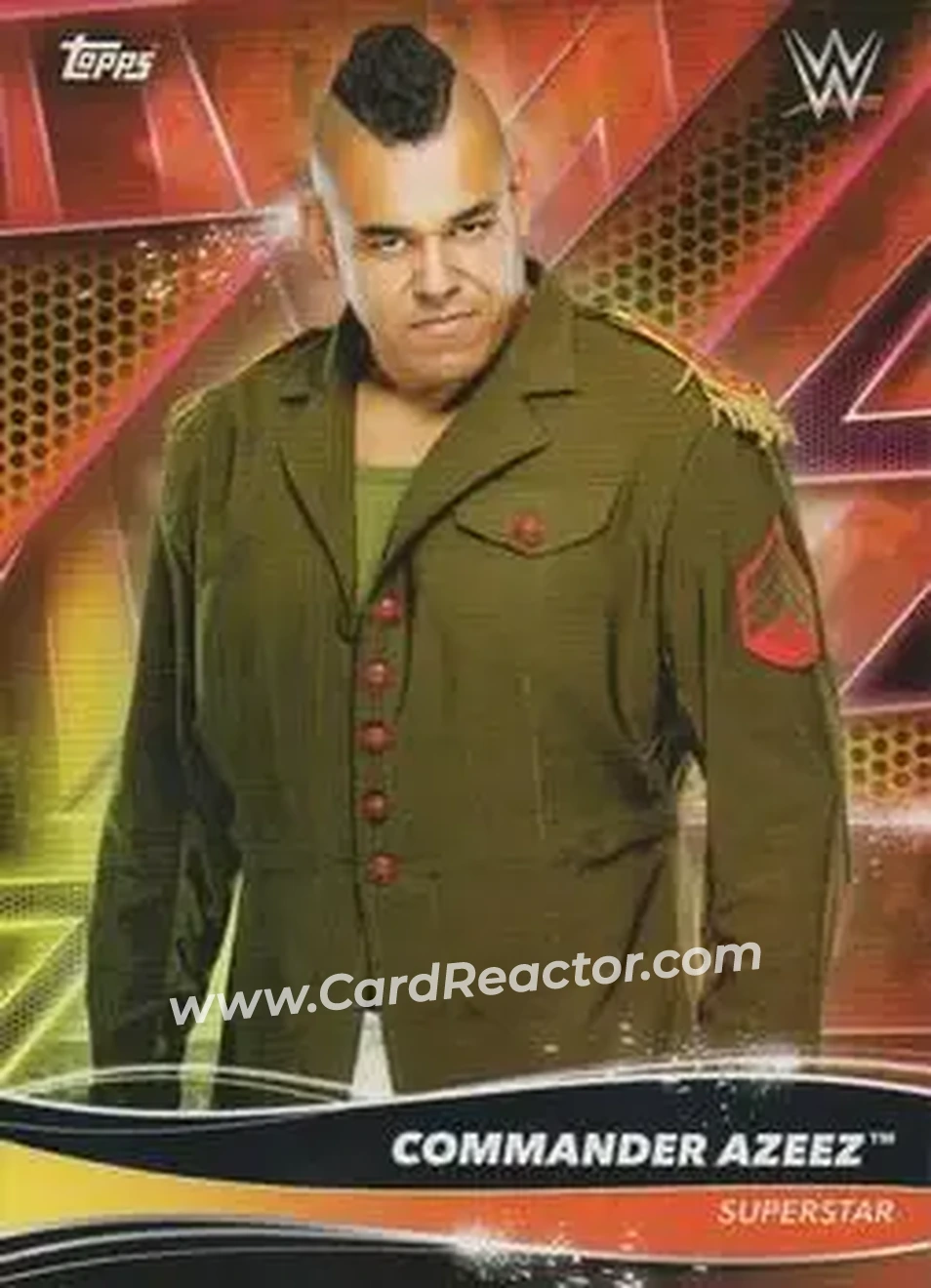 2021 Topps WWE Superstars #23 - Commander Azeez