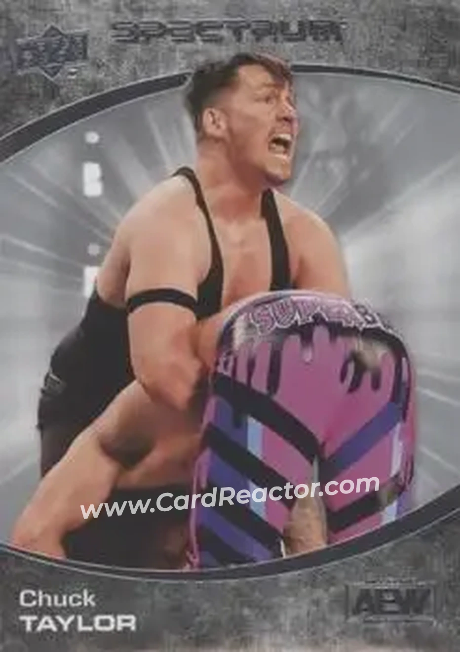 2021 Upper Deck Spectrum AEW #21 - Chuck Taylor