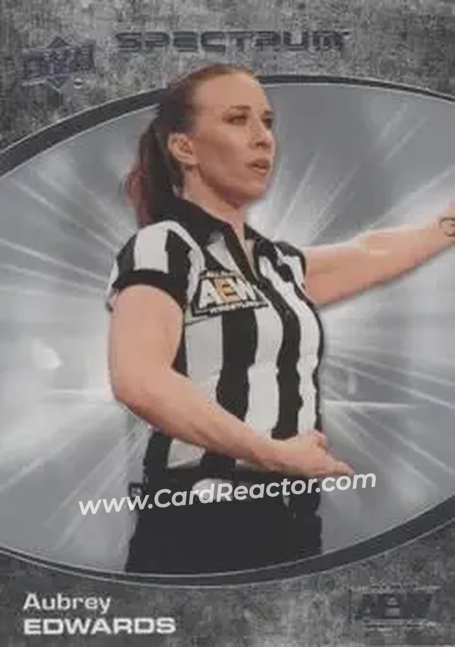 2021 Upper Deck Spectrum AEW #27 - Aubrey Edwards