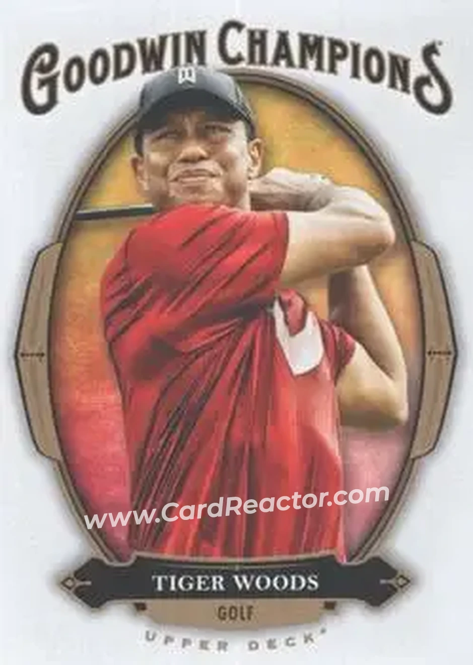 2020 Upper Deck Goodwin Champions #25 - Tiger Woods