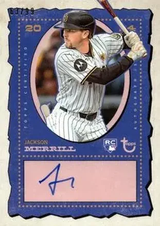 2024 Topps Brooklyn Collection - Autographs #AC-JM - Jackson Merrill - San Diego Padres