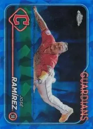2024 Topps Chrome Sapphire Edition #114 - José Ramírez - Cleveland Guardians