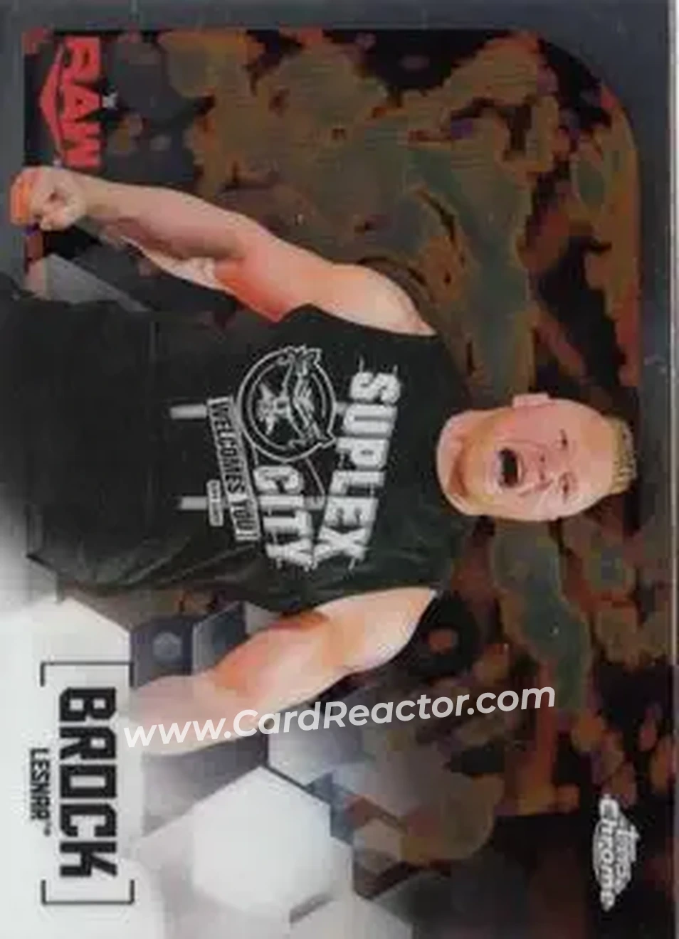 2020 Topps Chrome WWE #16 - Brock Lesnar