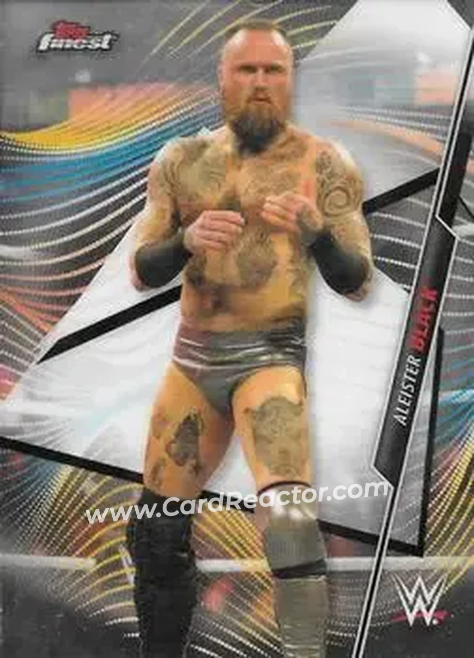 2020 Topps Finest WWE #3 - Aleister Black