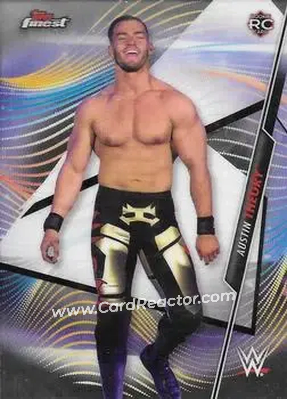 2020 Topps Finest WWE #7 - Austin Theory