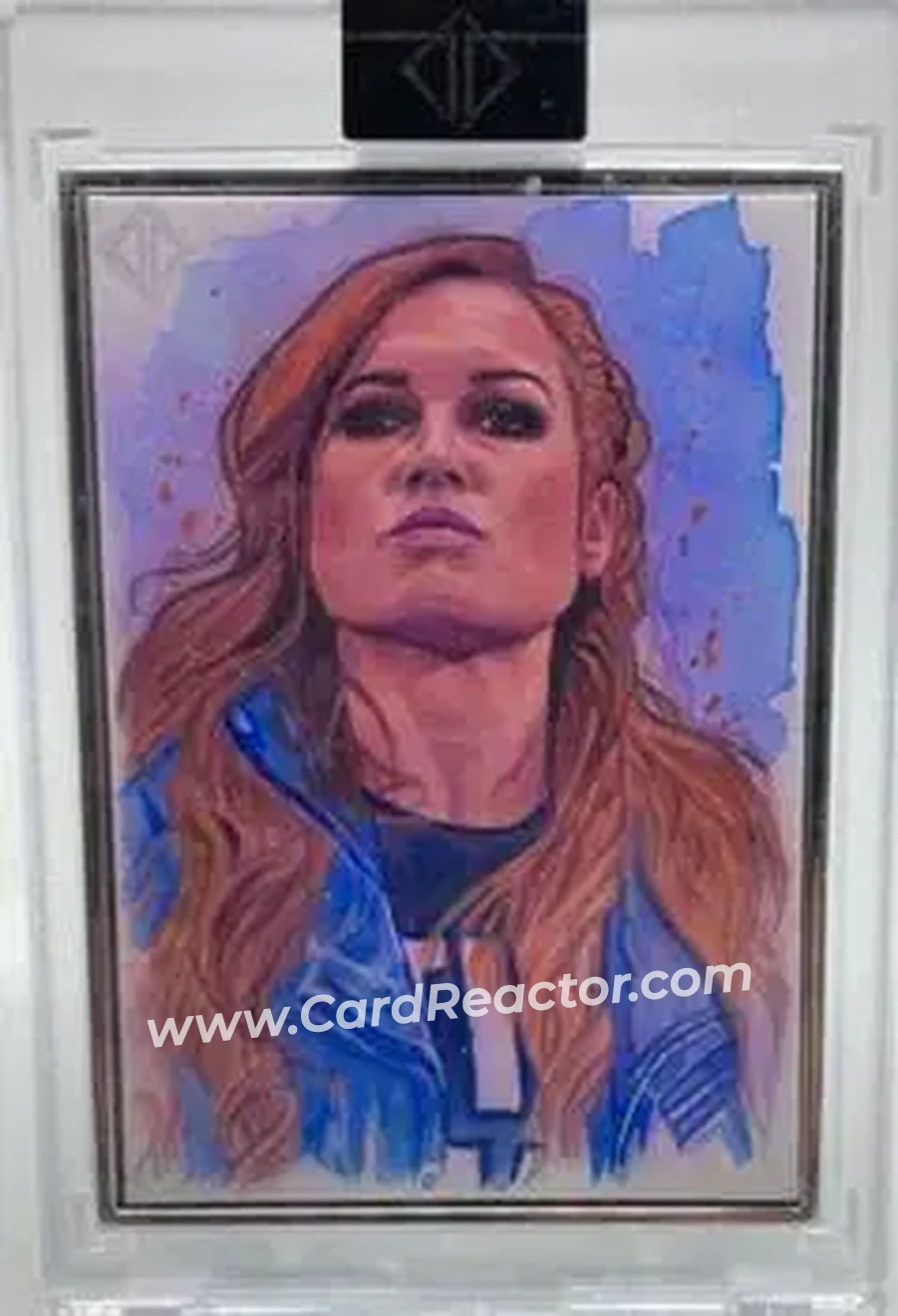 2020 Topps WWE Transcendent - Jerry The King Lawler Sketch Autographs #NNO - Becky Lynch