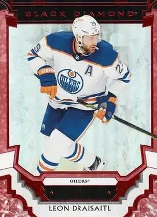 2023-24 Upper Deck Black Diamond - Red #BDB-LD - Leon Draisaitl - Edmonton Oilers