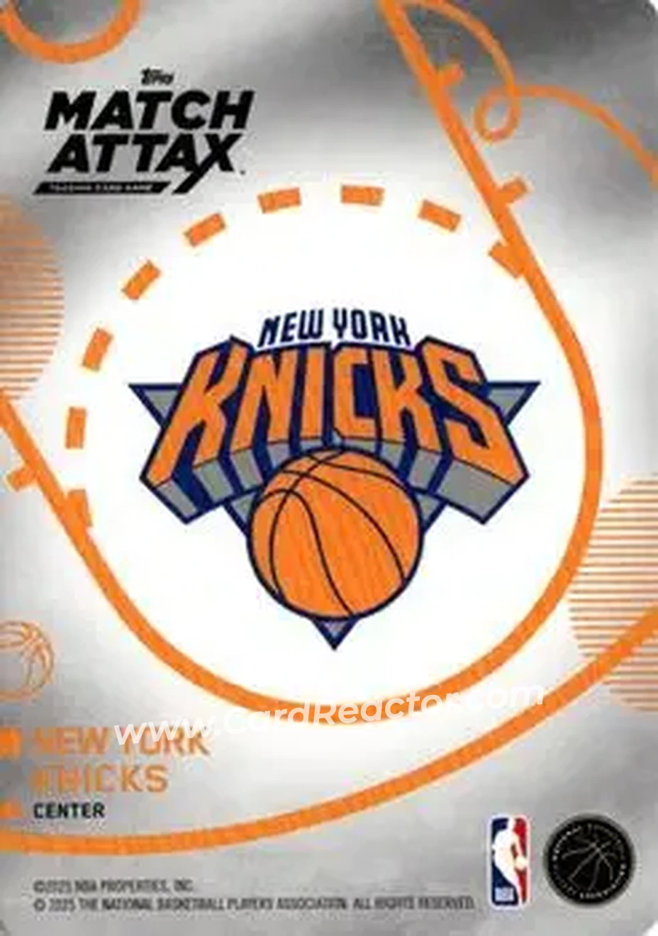 2025-26 Topps Match Attax #12 - Karl-Anthony Towns - New York Knicks - Back