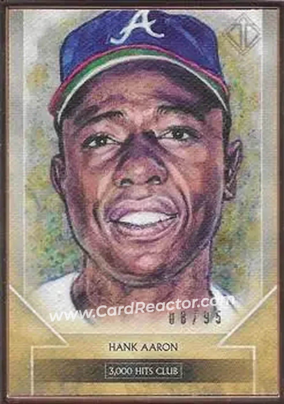 2020 Topps Transcendent Collection - Sketch Reproductions #TTCR-HAA - Hank Aaron - Atlanta Braves