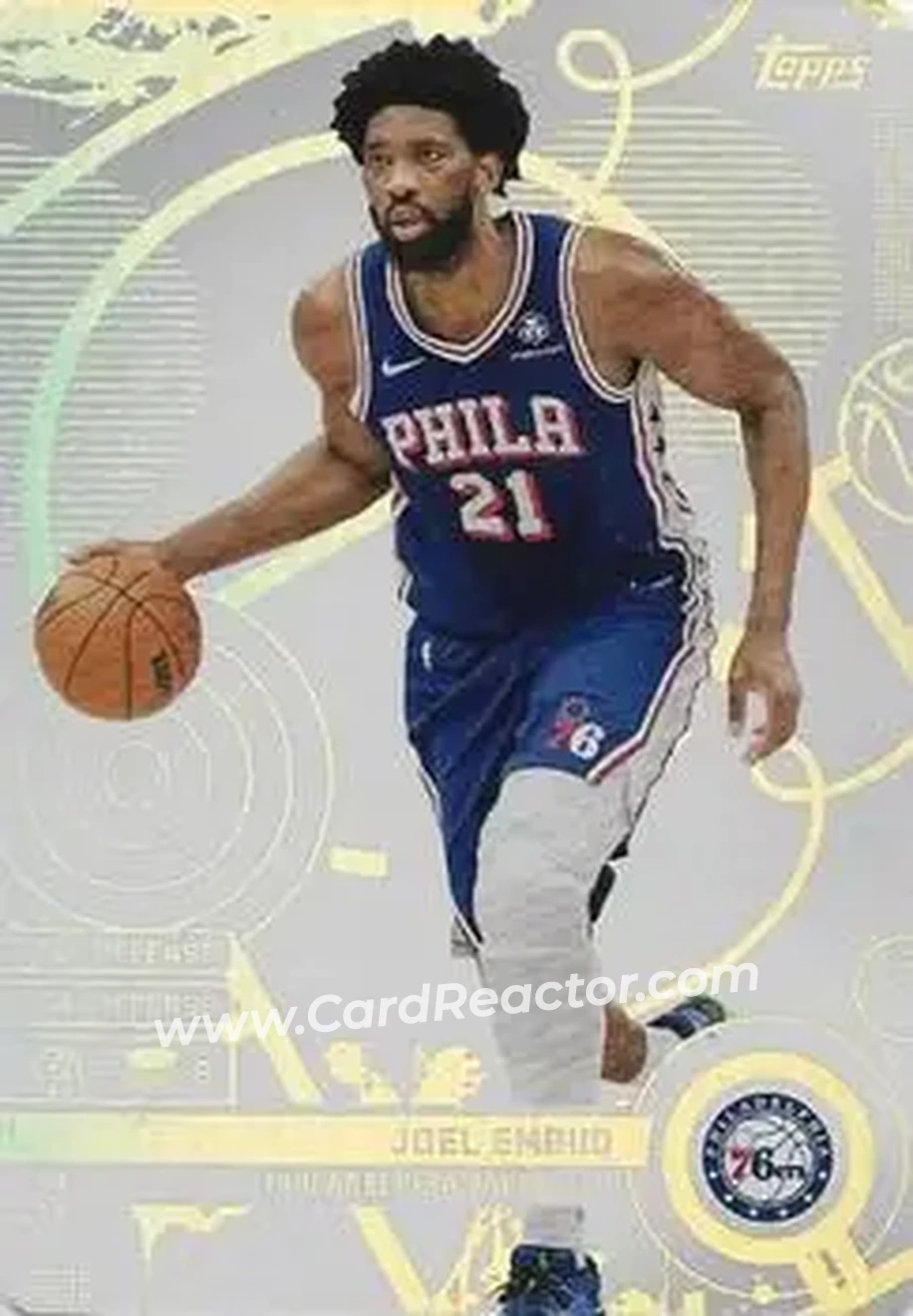 2025-26 Topps Match Attax #14 - Joel Embiid - Philadelphia 76ers - Front