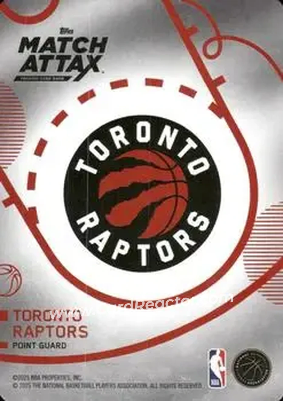 2025-26 Topps Match Attax #17 - Immanuel Quickley - Toronto Raptors - Back