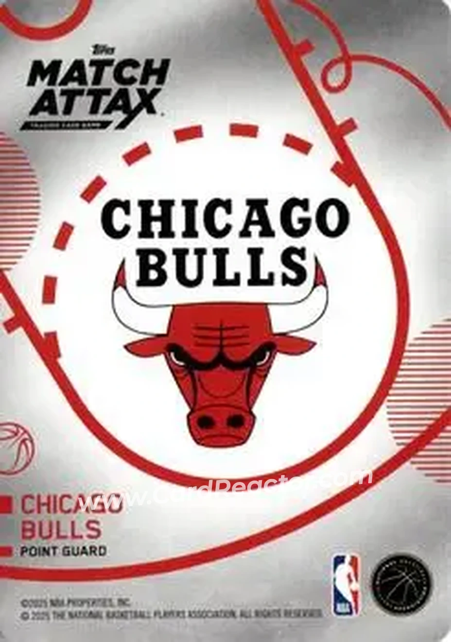 2025-26 Topps Match Attax #21 - Josh Giddey - Chicago Bulls - Back