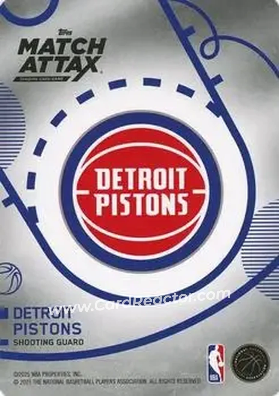 2025-26 Topps Match Attax #26 - Ausar Thompson - Detroit Pistons - Back