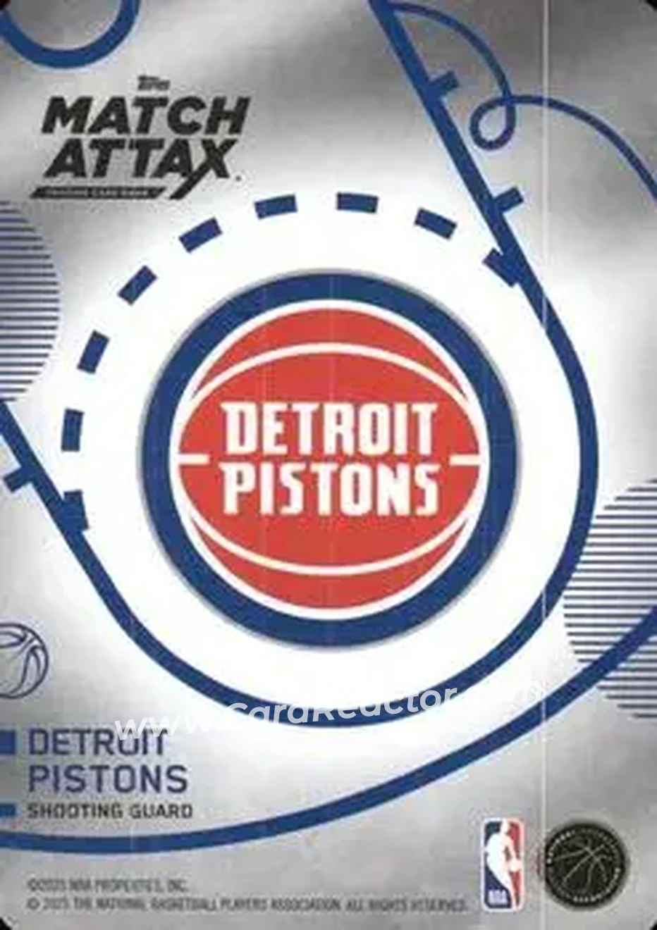 2025-26 Topps Match Attax #27 - Jaden Ivey - Detroit Pistons - Back