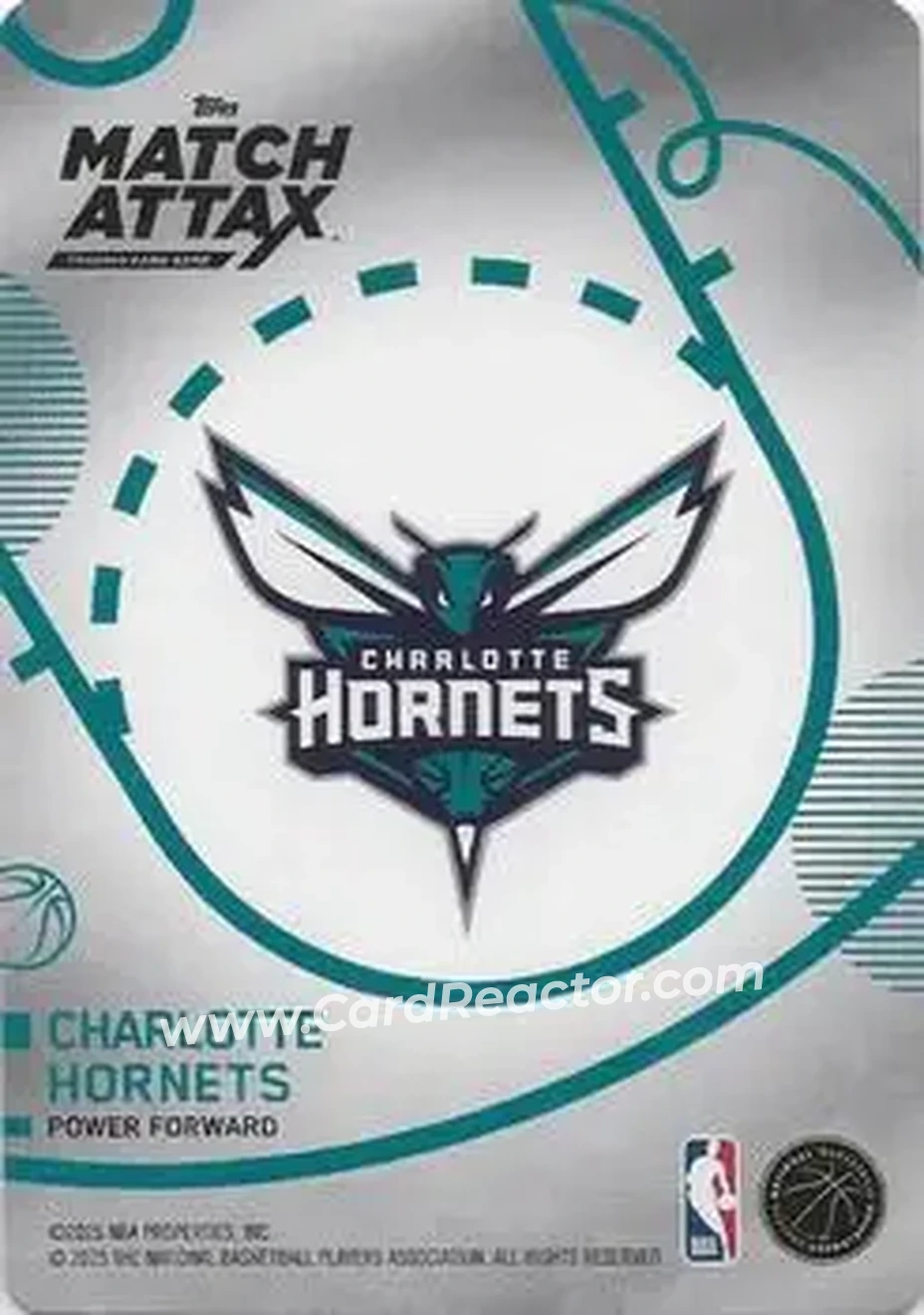 2025-26 Topps Match Attax #42 - Miles Bridges - Charlotte Hornets - Back