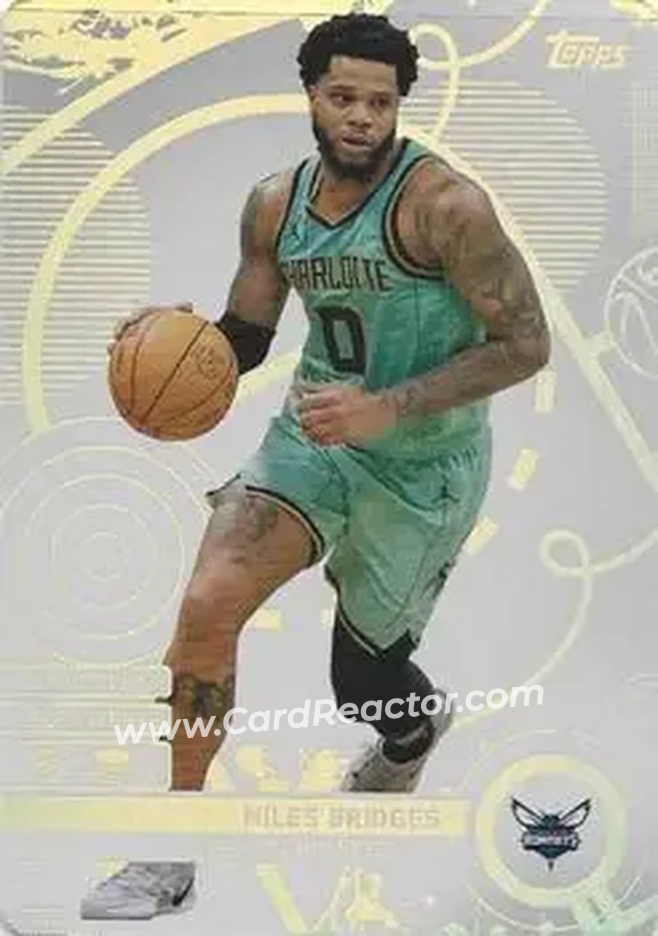 2025-26 Topps Match Attax #42 - Miles Bridges - Charlotte Hornets - Front