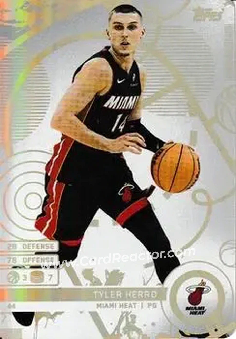 2025-26 Topps Match Attax #44 - Tyler Herro - Miami Heat - Front